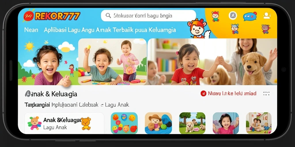 Antarmuka menarik dan fungsional dari aplikasi REKOR777.