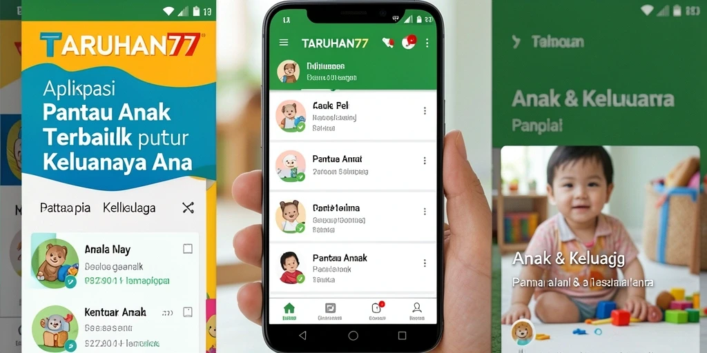 Antarmuka aplikasi TARUHAN77 yang ramah anak dan intuitif.