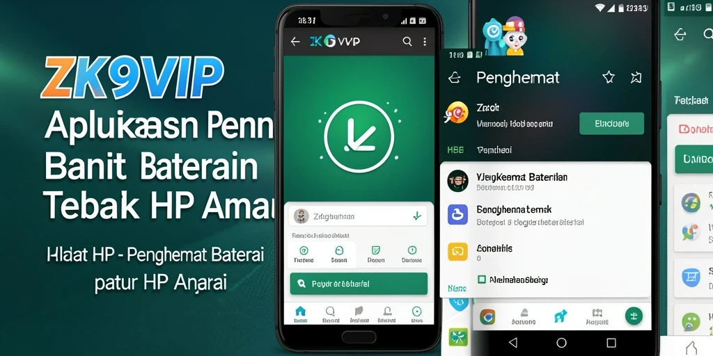 Antarmuka ZK9VIP yang sederhana dan efektif untuk menghemat baterai.